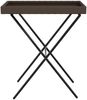 Gartentisch, Tabletttisch Klappbar Braun 65 x 40 x 75 cm Poly Rattan Bild 5