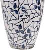 Blumenvase MALLIA Steinzeug 20 cm Weiß Bild 5