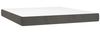 vidaXL Boxspringbett mit Matratze Dunkelgrau 180x200 cm Samt 3131154 Bild 5