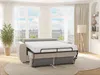 Vente-unique - BOLIPO Sofa Stoff Beige - B 223 cm95 cm x H 92 cm x L 220 cm Bild 2