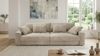 Big-Sofa 284 cm breit Wellenunterfederung Lounge-Couch Stauraum Cord Beige Grau Bild 2