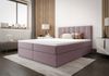 B&B Home 'Adelle III' Boxspringbett mit Bettkasten, Samt, Altrosa, 140x200 cm Bild 2