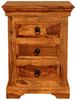 Nachttisch Jali 45x60x40 aus indischem Sheesham-Massivholz Bild 1