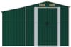 vidaXL Gerätehaus Grün 277x365,5x179 cm Verzinkter Stahl 3188288 Bild 4