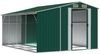 vidaXL Gerätehaus Grün 277x365,5x179 cm Verzinkter Stahl 3188288 Bild 3