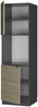Herdumbauschrank Fame-Line Eiche Paneel 60 cm offen Vicco Bild 4