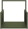 vidaXL Brennholzregal Olivgrün 40x40x40 cm Kaltgewalzter Stahl 864274 Bild 5