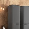 BADEDU SORA Hängeschrank 40 cm breit, Schwarz matt Bild 2