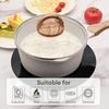 JEETEE Kasserolle 16cm Antihaft mit Deckel für alle Herdarten Bild 3