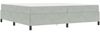 vidaXL Bettrahmen Hellgrau 200 x 200 cm Stoff 3399084 Bild 4