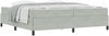 vidaXL Bettrahmen Hellgrau 200 x 200 cm Stoff 3399084 Bild 2