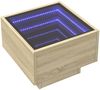 vidaXL Beistelltisch mit LED Sonoma Eiche 40x40x30 cm Holzwerkstoff 847499 Bild 3