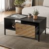 Couchtisch Eliza Goldkraft Eiche/Anthrazit 90 x 50 cm mit einer Schublade Vicco Bild 4