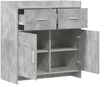 vidaXL Sideboard Betongrau 75 x 36 x 80 cm Holzwerkstoff 8011118 Bild 3