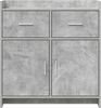vidaXL Sideboard Betongrau 75 x 36 x 80 cm Holzwerkstoff 8011118 Bild 4