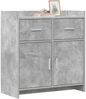 vidaXL Sideboard Betongrau 75 x 36 x 80 cm Holzwerkstoff 8011118 Bild 2