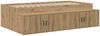 vidaXL Bettrahmen Artisan-Eiche 100 x 200 cm Holzwerkstoff 3335188 Bild 1