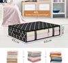 Diwzbyn Unterbettkommode 2er Set 40L – Faltbare Aufbewahrungsbox mit Deckel, Unterbett (2 St), Aufbewahrungstasche für Kleidung, platzsparend & staubgeschützt Bild 2