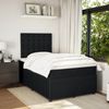 vidaXL Boxspringbett mit Matratze Schwarz 120x190 cm Samt 3294600 Bild 5