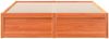 vidaXL Massivholzbett ohne Matratze Wachsbraun 160x200 Kiefernholz 3282371 Bild 4
