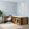 vidaXL Bett-Schreibtisch Altholz Holzwerkstoff 100 x 45 x 75 cm 893737 Bild 3