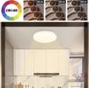 ZMH LED Deckenleuchte Dimmbar Deckenlampe mit Fernbedienung - Rund Wohnzimmerlmpe 36W Weiß Badlampe IP44 Wasserdicht 37cm Flach Warmweiß/Neutralweiß/Kaltweiß für Schlafzimmer Küche Flur Büro Bild 4