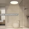 ZMH LED Deckenleuchte Dimmbar Deckenlampe mit Fernbedienung - Rund Wohnzimmerlmpe 36W Weiß Badlampe IP44 Wasserdicht 37cm Flach Warmweiß/Neutralweiß/Kaltweiß für Schlafzimmer Küche Flur Büro Bild 2