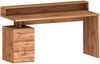 Dmora Schreibtisch Flaminia, Schreibtisch mit Platte, Mehrzweck-Büroschreibtisch, platzsparender Schreibtisch mit mehreren Positionen, 160x60h90 cm, Eiche Bild 5