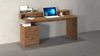 Dmora Schreibtisch Flaminia, Schreibtisch mit Platte, Mehrzweck-Büroschreibtisch, platzsparender Schreibtisch mit mehreren Positionen, 160x60h90 cm, Eiche Bild 4