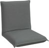 vidaXL Verstellbarer Fußsessel Dunkelgrau Stoff 42028105 Bild 2