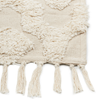 Teppich Baumwolle hellbeige 160 x 230 cm geometrisches Muster Kurzflor AKSARAY Bild 5