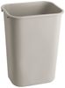 Mülleimer Rubbermaid grau PE 39 l rechteckig Bild 1