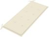 vidaXL Gartenbank mit Auflage 120 cm Massivholz Akazie 3063770 Bild 5
