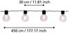 Eglo 900213 LED-Stripes PARTAJ schwarz L:450cm H:9. 5cm mit Kabel+Stecker IP44 Bild 3