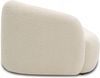 DOMO. collection Recamiere 700013, Liege mit Zierkissen, oval, Füße mit Filzgleitern, Chaiselongue, Sofa, Polstergarnitur, 183 x 105 x 75 (BxTxH), beige Bild 5
