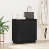 vidaXL Sideboard Schwarz Eichen-Optik 71 x 34,5 x 75 cm Holzwerkstoff 869643 Bild 5