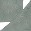 Estella Mako-Satin Bettwäsche 135x200 Luan mint uni Waben Rauten 7919-520 Bild 3