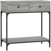 vidaXL Konsolentisch Grau Sonoma 75x34,5x75 cm Holzwerkstoff 833401 Bild 2