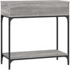 vidaXL Konsolentisch Grau Sonoma 75x34,5x75 cm Holzwerkstoff 833401 Bild 5