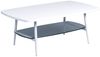Couchtisch Beistelltisch ANNA 100x60 cm Dekor weiss matt Bild 3
