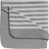 biberna 0837476 Melange Wohndecke 1x 150x200 cm STREIFEN, sturmgrau, 1x 150x200 cm Bild 3