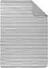 biberna 0837476 Melange Wohndecke 1x 150x200 cm STREIFEN, sturmgrau, 1x 150x200 cm Bild 5