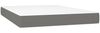 vidaXL Polsterbett mit Matratze Dunkelgrau 140x200 cm Stoff Bild 5