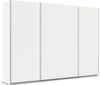 rauch Quadra, Kleiderschrank, Schiebetürenschrank, 3-türig, mit 4 Kleiderstangen und 8 Einlegeböden, Farbe Weiß, BxHxT 315x229x62cm Bild 3