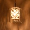 ZMH Pendelleuchte Esstisch Esstischlampe Glas - 4 Flammig Modern Hängeleuchte G9 Lang Esszimmerlampe 120CM Höhenverstellbar Kristall Design Hängelampe für Wohnzimmer Esszimmer ohne Leuchtmittel Bild 5