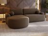 GrainGold Ecksofa L-Form AURIO mit Schlaffunktion und Bettkasten - Braun, Links, Wellenfedern, T30-Schaum Bild 5