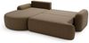 GrainGold Ecksofa L-Form AURIO mit Schlaffunktion und Bettkasten - Braun, Links, Wellenfedern, T30-Schaum Bild 3