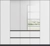 rauch Drehtürenschrank Schrank Garderobe MAINZ Breiten 91/136/181/226/271/315/360, Höhe 210cm (3 verschiedene Ausstattungen BASIC/CLASSIC/PREMIUM (inkl. SOFT-CLOSE) grifflose Front, Außentüren mit Push-to-Open Funktion MADE IN GERMANY Bild 4
