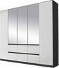 rauch Drehtürenschrank Schrank Garderobe MAINZ Breiten 91/136/181/226/271/315/360, Höhe 210cm (3 verschiedene Ausstattungen BASIC/CLASSIC/PREMIUM (inkl. SOFT-CLOSE) grifflose Front, Außentüren mit Push-to-Open Funktion MADE IN GERMANY Bild 2