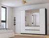 rauch Drehtürenschrank Schrank Garderobe MAINZ Breiten 91/136/181/226/271/315/360, Höhe 210cm (3 verschiedene Ausstattungen BASIC/CLASSIC/PREMIUM (inkl. SOFT-CLOSE) grifflose Front, Außentüren mit Push-to-Open Funktion MADE IN GERMANY Bild 3